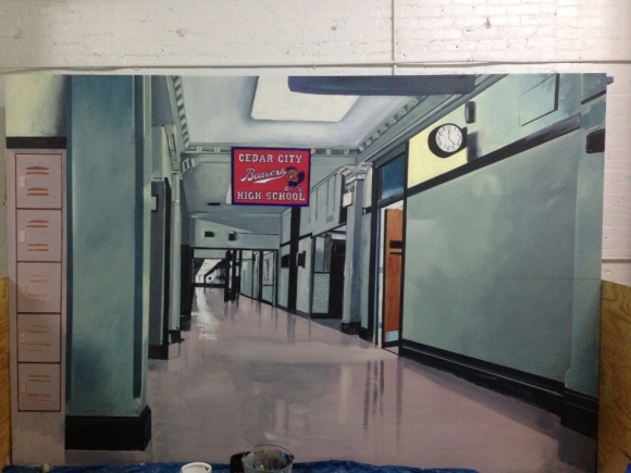Cedar City H.S. Hallway - Backdrop Painted by David Sepulveda